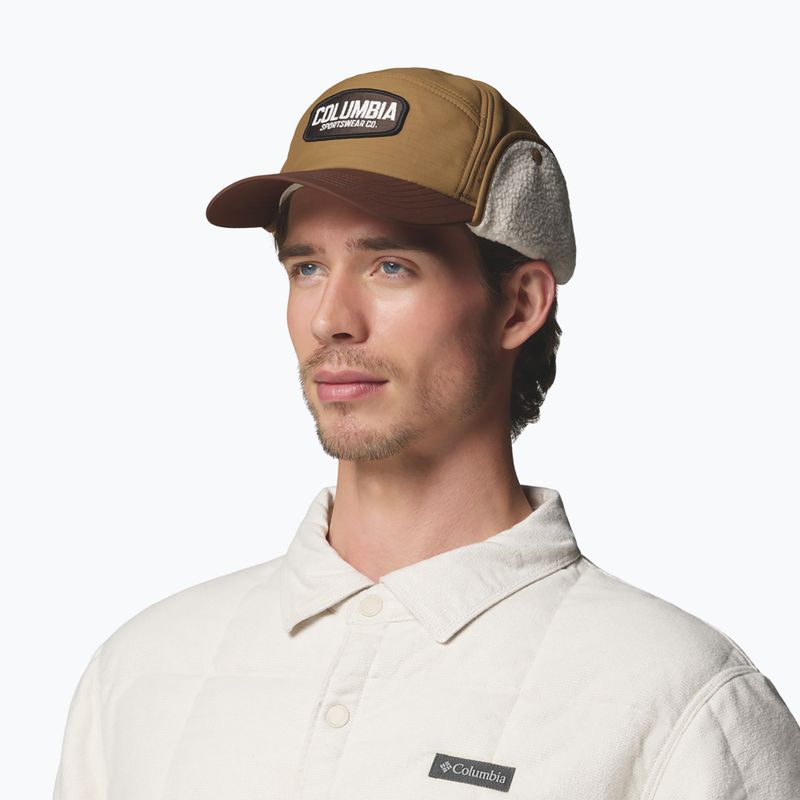 Cappellino con visiera Columbia Landroamer Ear Flap delta tobacco/working badge 5