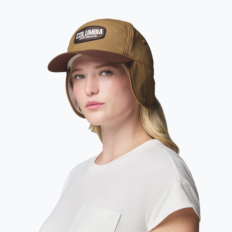 Cappellino con visiera Columbia Landroamer Ear Flap delta tobacco/working badge 9