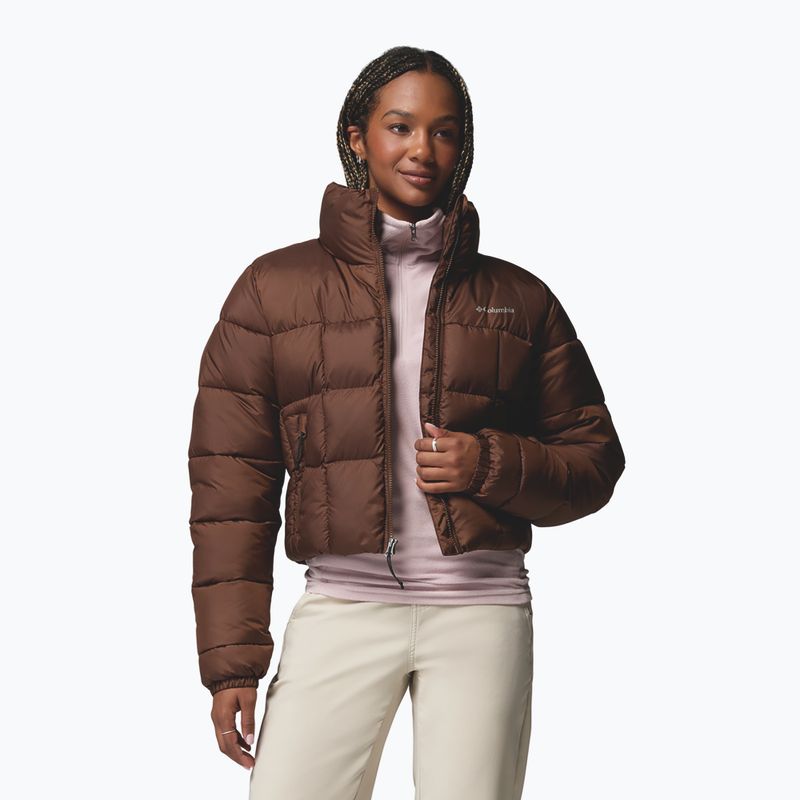 Giacca imbottita da donna Columbia Puffect III Cropped tobacco 4