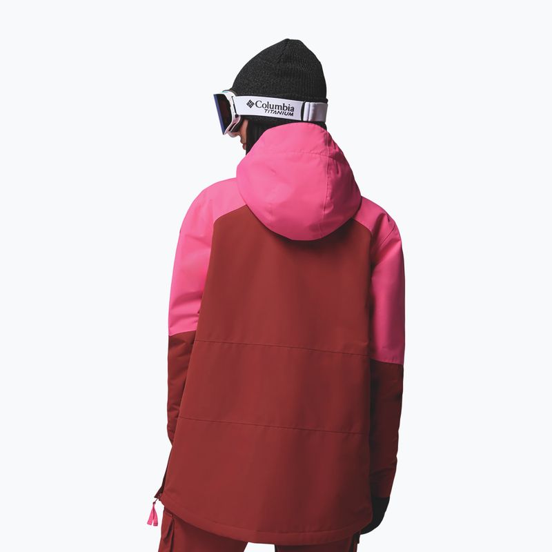 Giacca da snowboard da donna Columbia Coreshot Anorak red oxide/nico 3