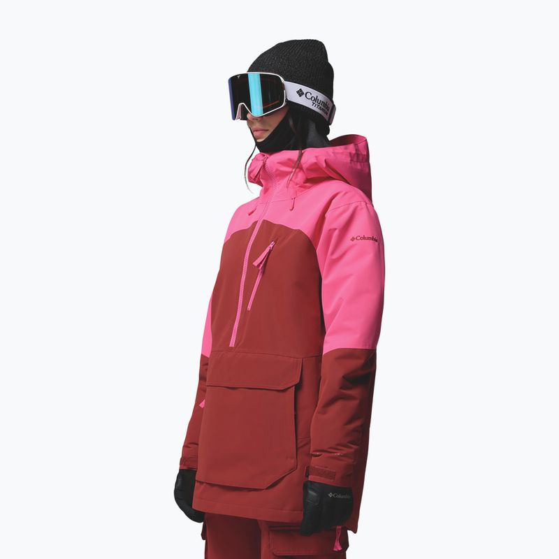 Giacca da snowboard da donna Columbia Coreshot Anorak red oxide/nico 4