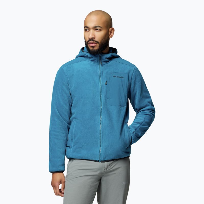 Pile uomo Columbia Pacific Arch 200 Hooded FZ Fleece Phoenix Blue