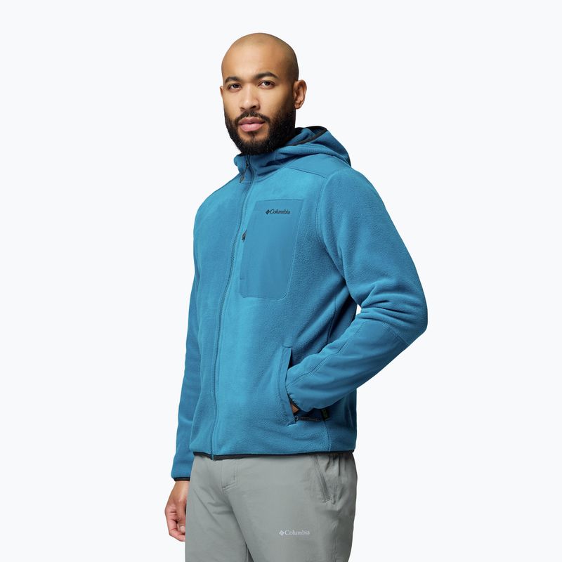 Pile uomo Columbia Pacific Arch 200 Hooded FZ Fleece Phoenix Blue 4