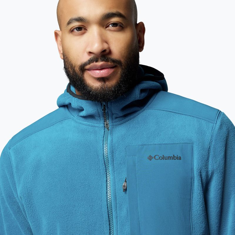 Pile uomo Columbia Pacific Arch 200 Hooded FZ Fleece Phoenix Blue 6