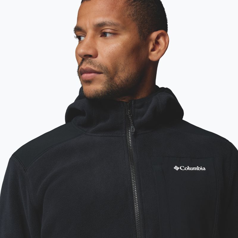 Pile uomo Columbia Pacific Arch 200 Hooded FZ Fleece Black 6