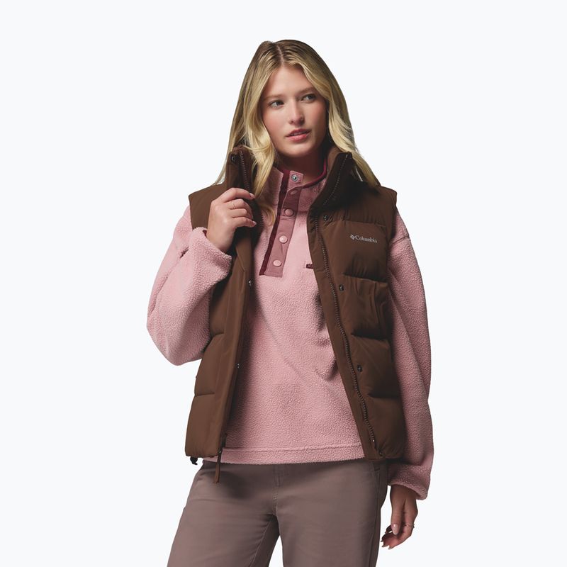 Gilet da donna Columbia Amaze Puff tobacco 4