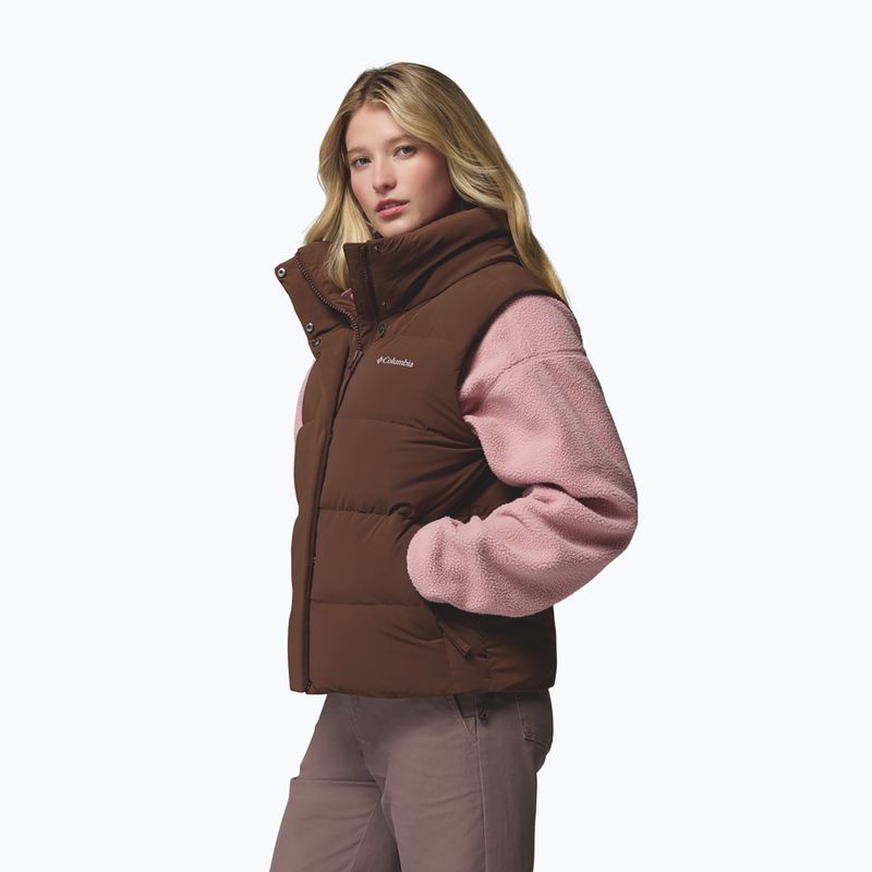 Gilet da donna Columbia Amaze Puff tobacco 5