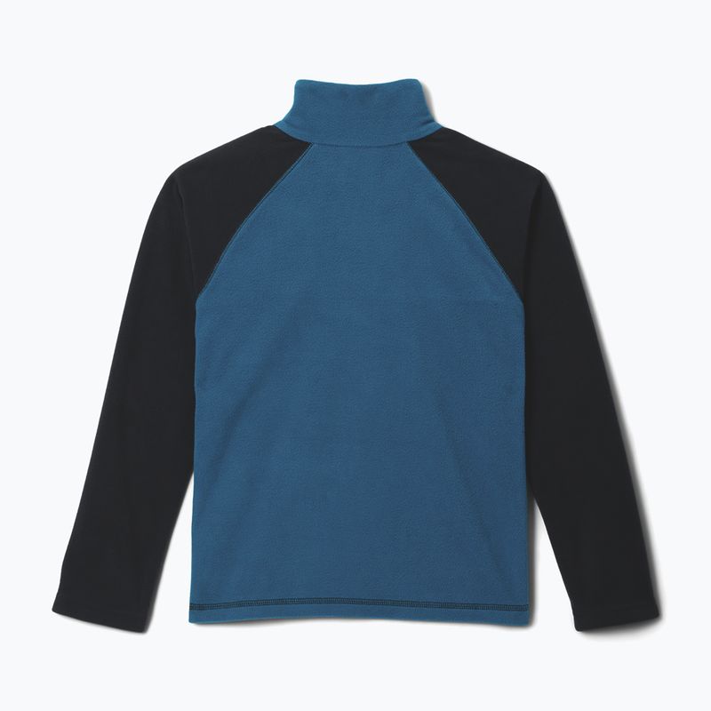 Pile felpato bambino Columbia Glacial Half Zip phoenix blue/black 2