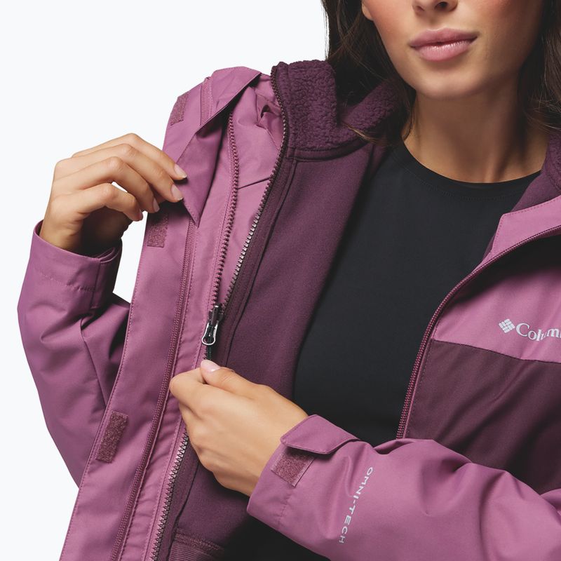 Giacca 3-in-1 da donna Columbia Hikebound II Interchange antique mauve/moonvista 9