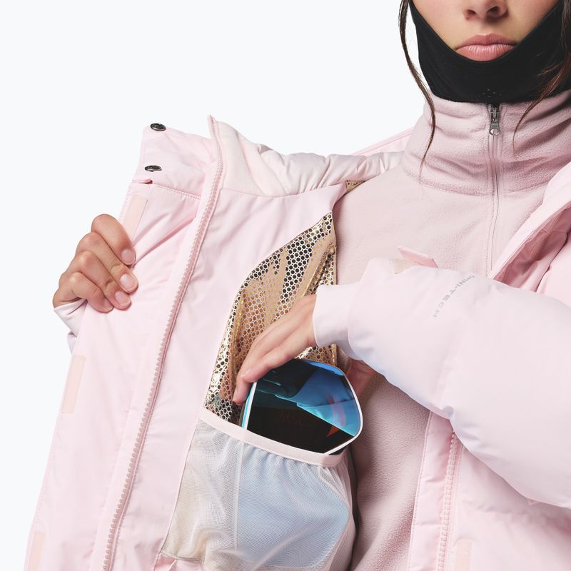 Giacca da sci da donna Columbia Roffe Ridge Down Heat Seal powder pink 13