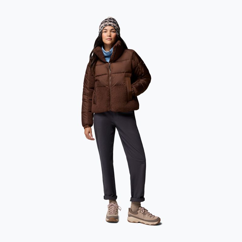 Giacca ibrida donna Columbia Leadbetter Point II Sherpa Hybrid tobacco 2