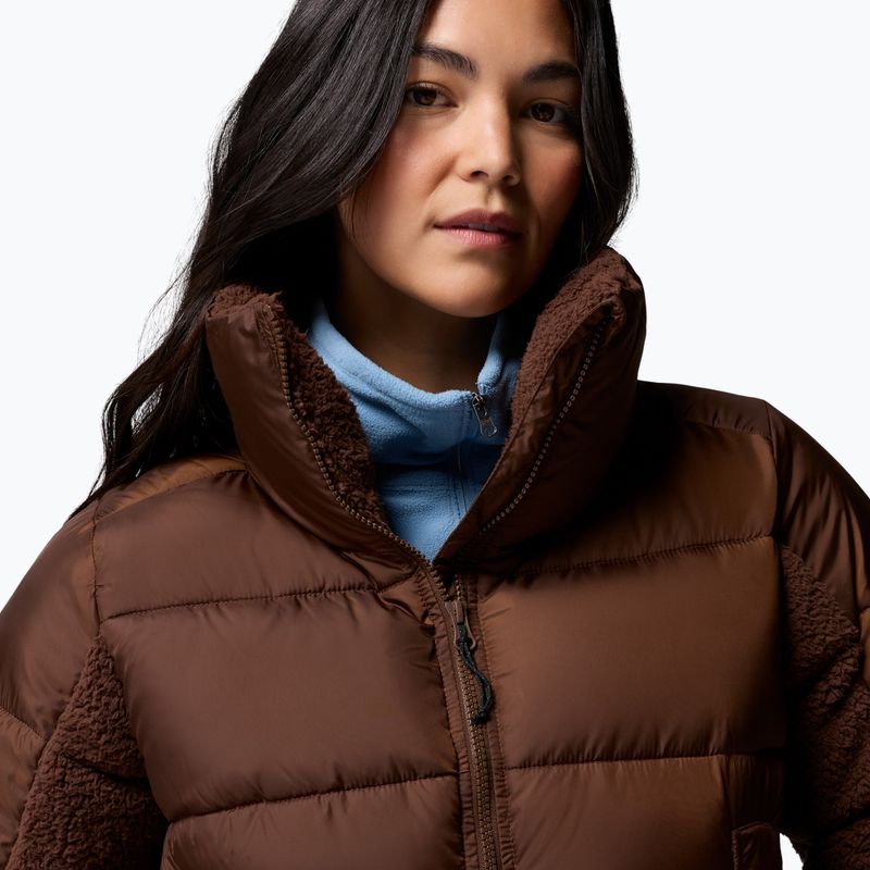 Giacca ibrida donna Columbia Leadbetter Point II Sherpa Hybrid tobacco 6
