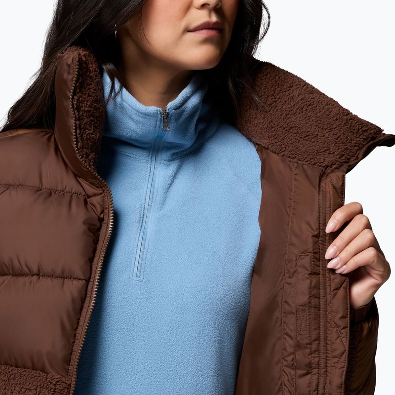 Giacca ibrida donna Columbia Leadbetter Point II Sherpa Hybrid tobacco 7