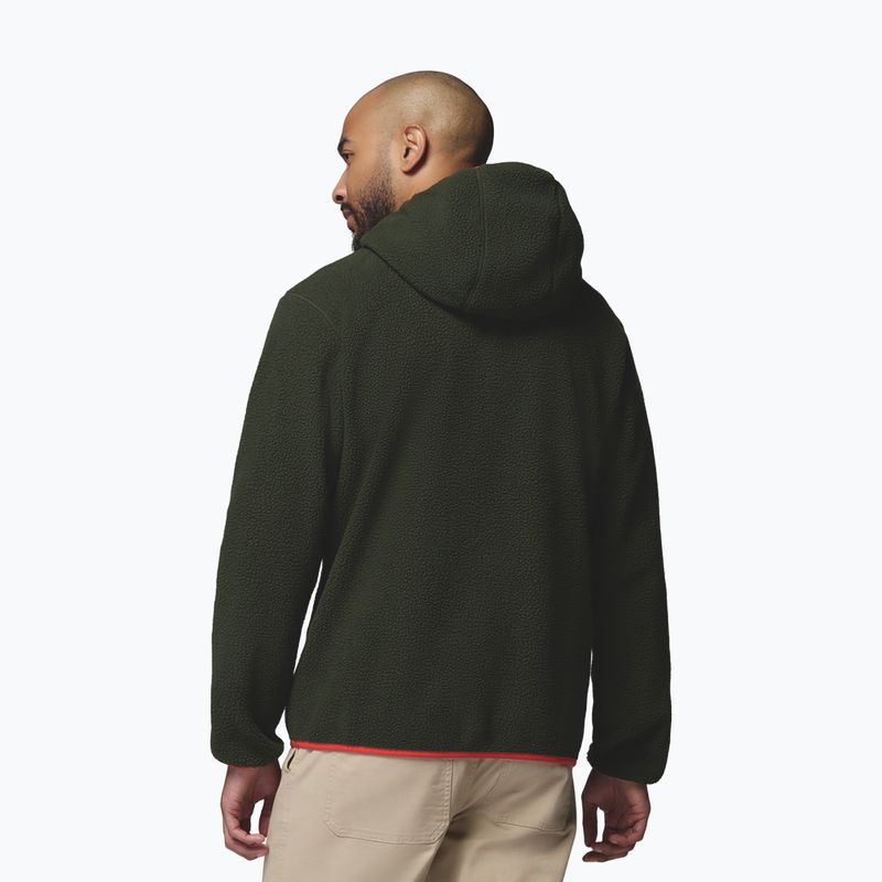 Pile uomo Columbia Helvetia II Hoodie Greenscape 3