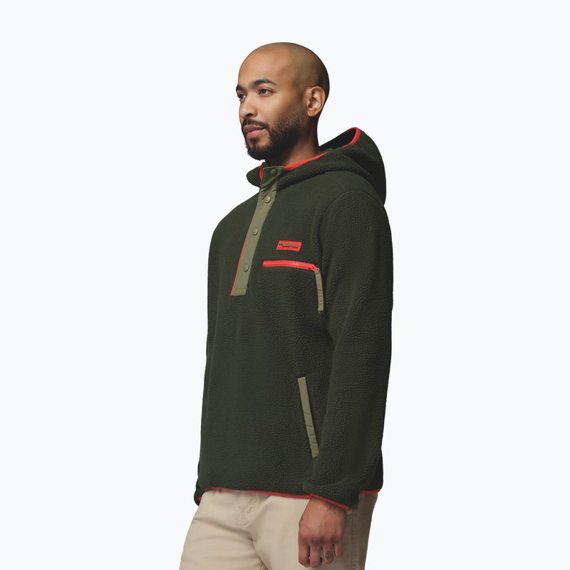 Pile uomo Columbia Helvetia II Hoodie Greenscape 4
