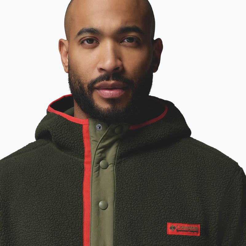 Pile uomo Columbia Helvetia II Hoodie Greenscape 5