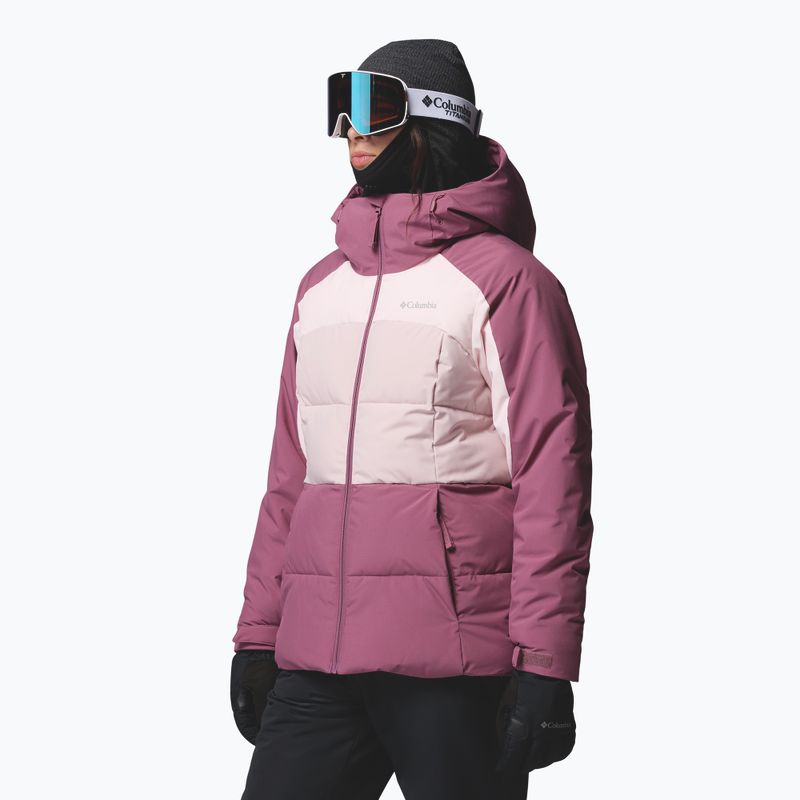 Giacca da sci da donna Columbia Ava Alpine Puffer antique mauve/powder pink/mineral pink 4