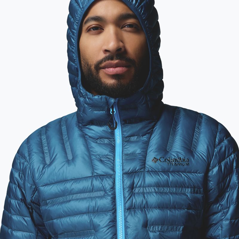 Piumino uomo Columbia Endevour Mountain Down Hooded phoenix blue 6