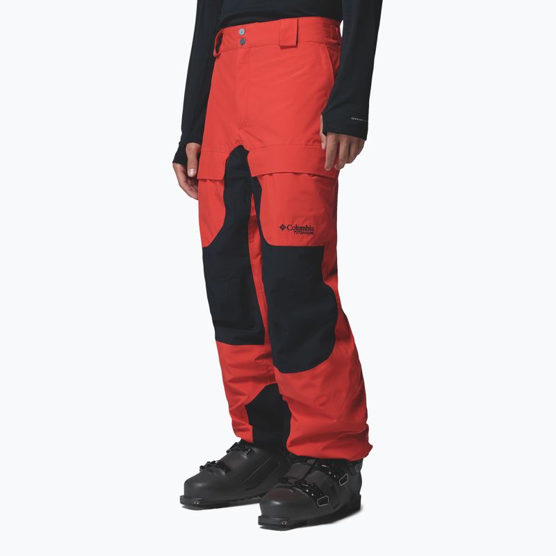 Pantaloni da snowboard da uomo Columbia Winter District super sonic/black 4