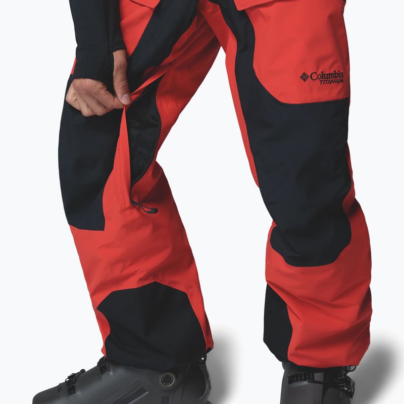 Pantaloni da snowboard da uomo Columbia Winter District super sonic/black 11
