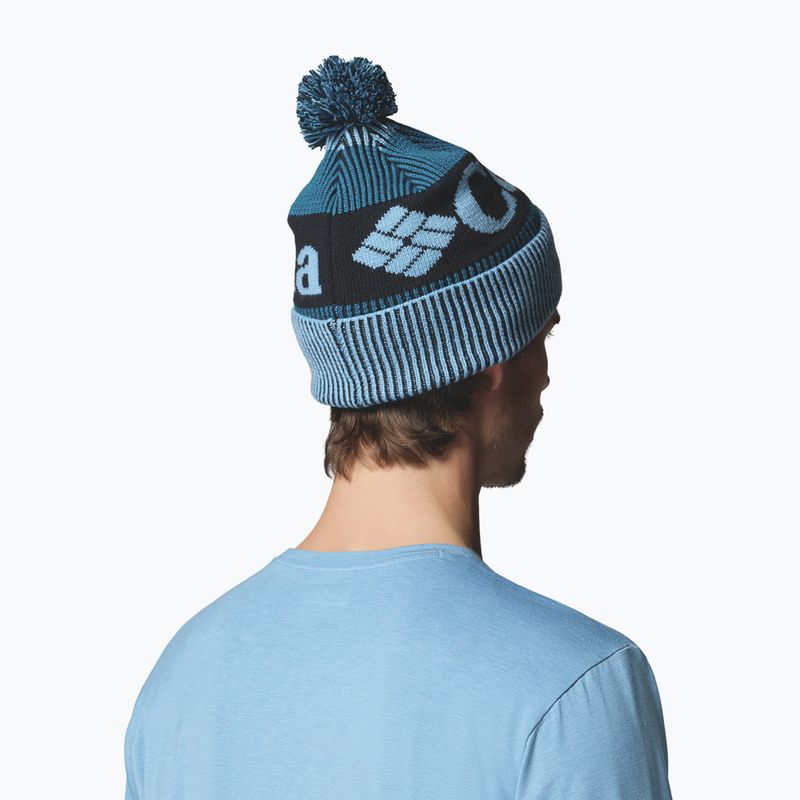 Cappello invernale Columbia Polar Powder III rainy day/phoenix blue/black 5