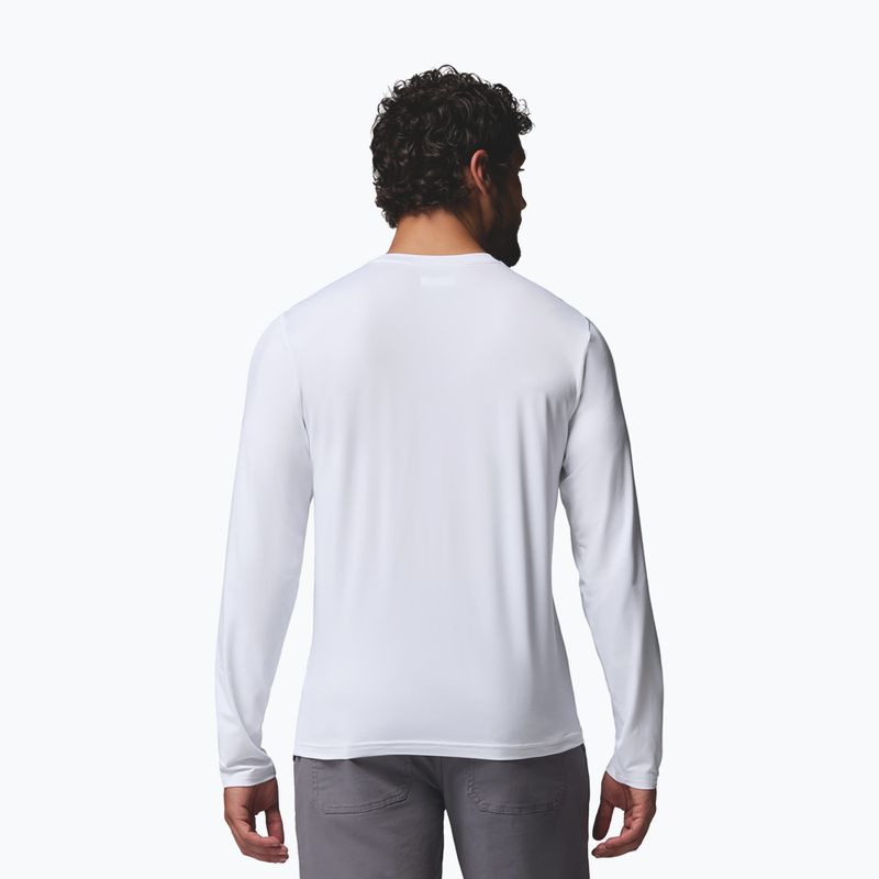 Longsleeve da uomo Columbia Parsons Point LS Graphic Tee white zigzag climb 3