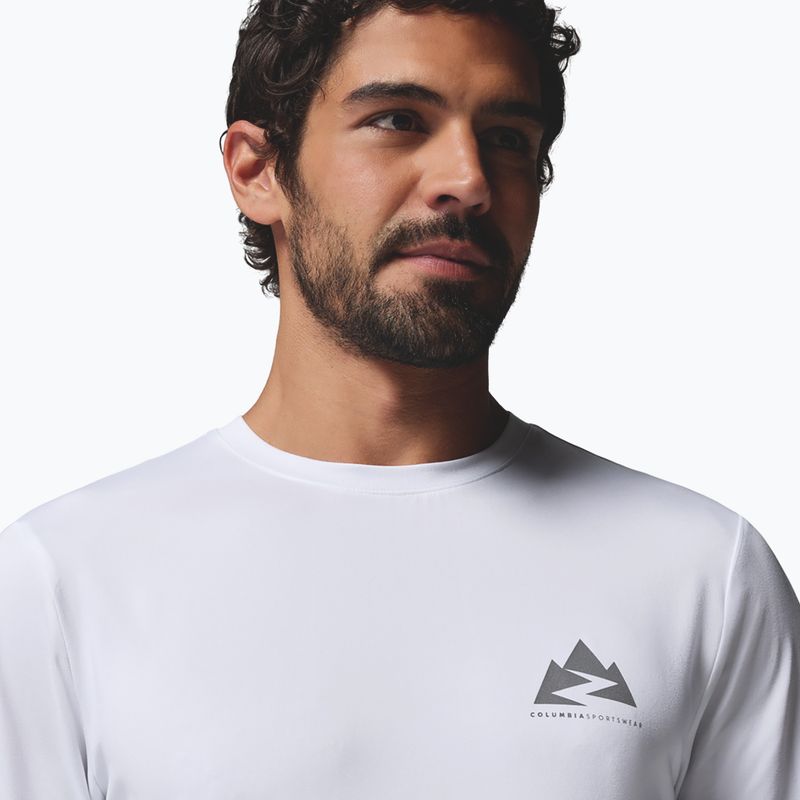 Longsleeve da uomo Columbia Parsons Point LS Graphic Tee white zigzag climb 5