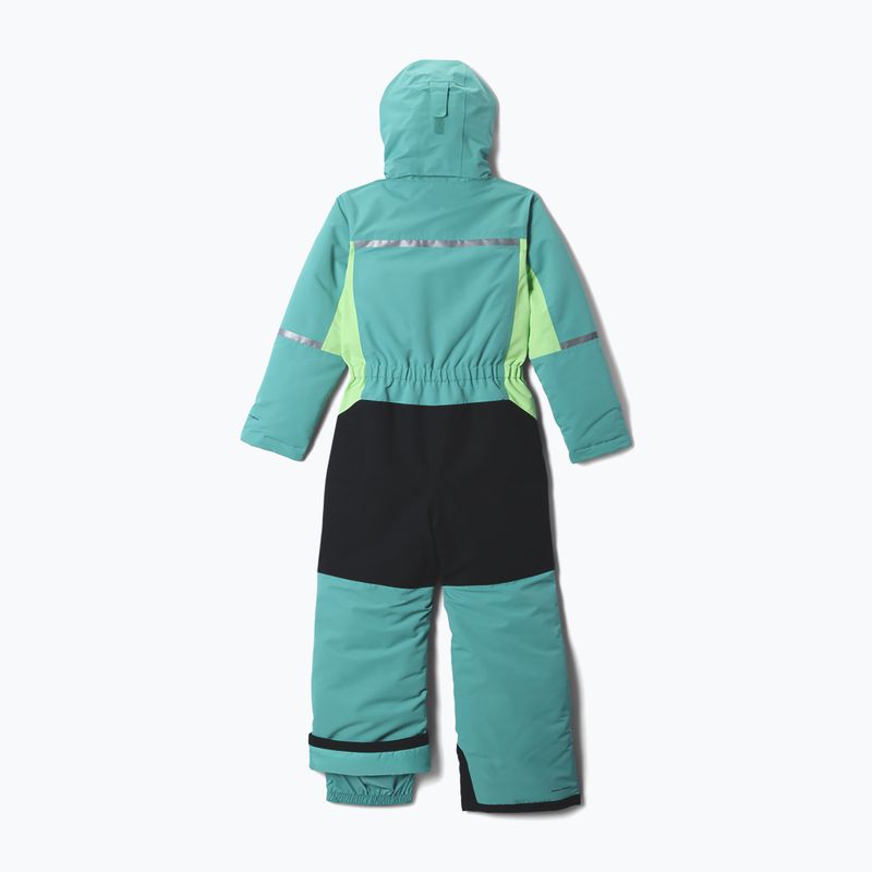 Tuta da sci per bambini Columbia Buga IV SUIT teal/black 2