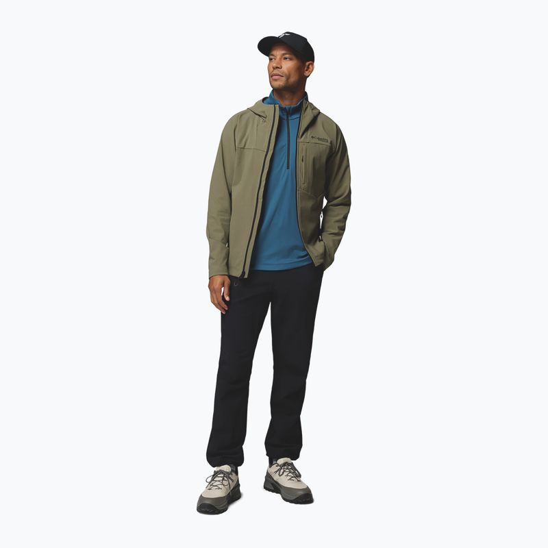Giacca softshell da uomo Columbia Tennen Mountain Hooded Softshell stone green 2
