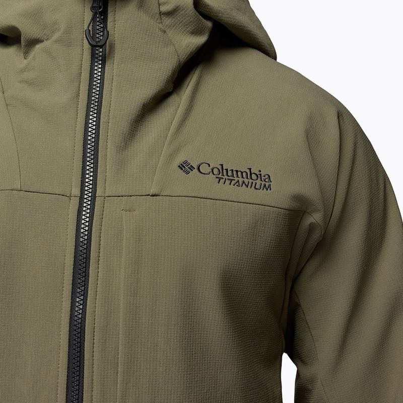 Giacca softshell da uomo Columbia Tennen Mountain Hooded Softshell stone green 10