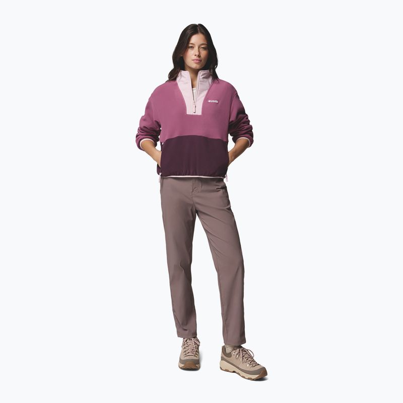 Pile donna Columbia Sequoia Grove II Half Zip Fleece Antique Mauve/Moonvista/Mineral Pink 2