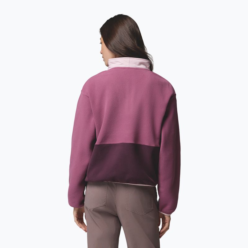 Pile donna Columbia Sequoia Grove II Half Zip Fleece Antique Mauve/Moonvista/Mineral Pink 3