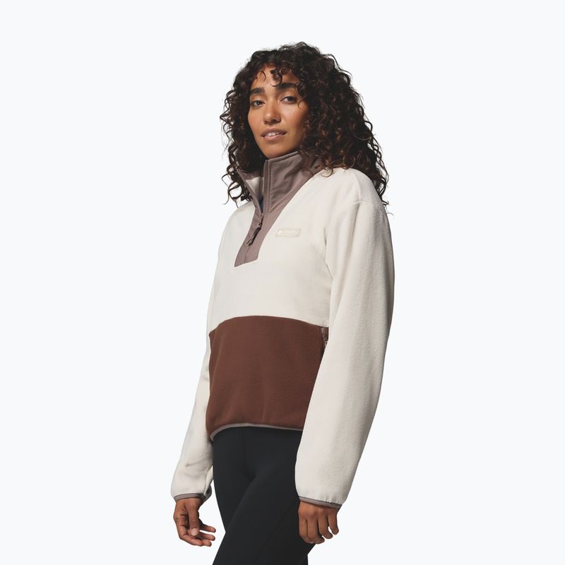 Pile donna Columbia Sequoia Grove II Half Zip Fleece dark stone/tobacco/iron 4