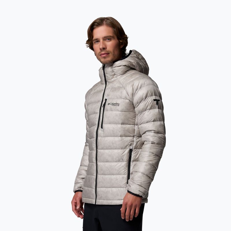 Piumino uomo Columbia Arctic Crest Down Hooded flint grey 4