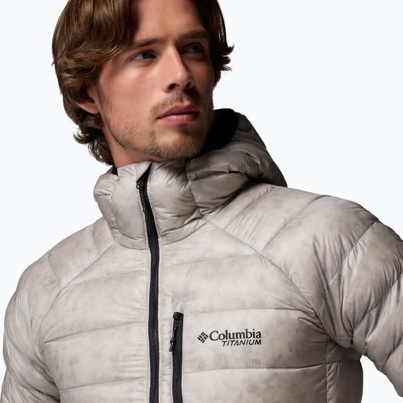 Piumino uomo Columbia Arctic Crest Down Hooded flint grey 6