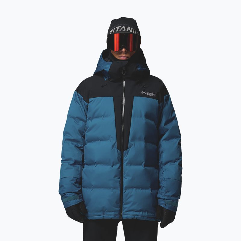 Giacca da sci da uomo Columbia Glacier Ridge Down phoenix blue/black