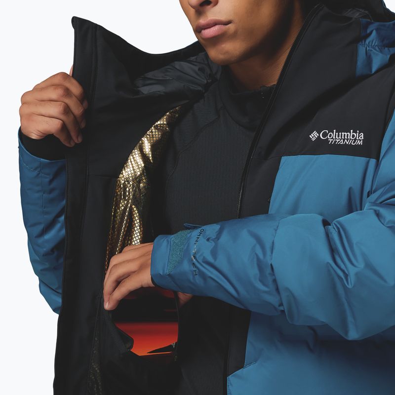Giacca da sci da uomo Columbia Glacier Ridge Down phoenix blue/black 9