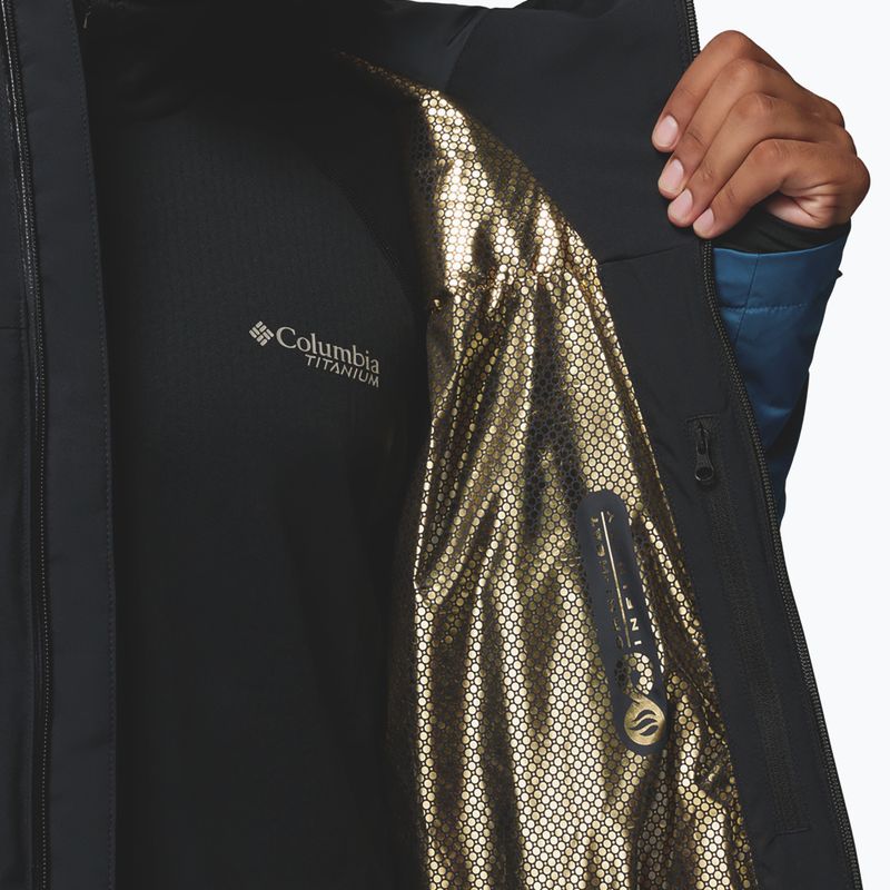 Giacca da sci da uomo Columbia Glacier Ridge Down phoenix blue/black 11