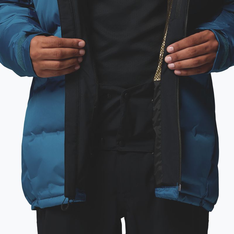 Giacca da sci da uomo Columbia Glacier Ridge Down phoenix blue/black 12