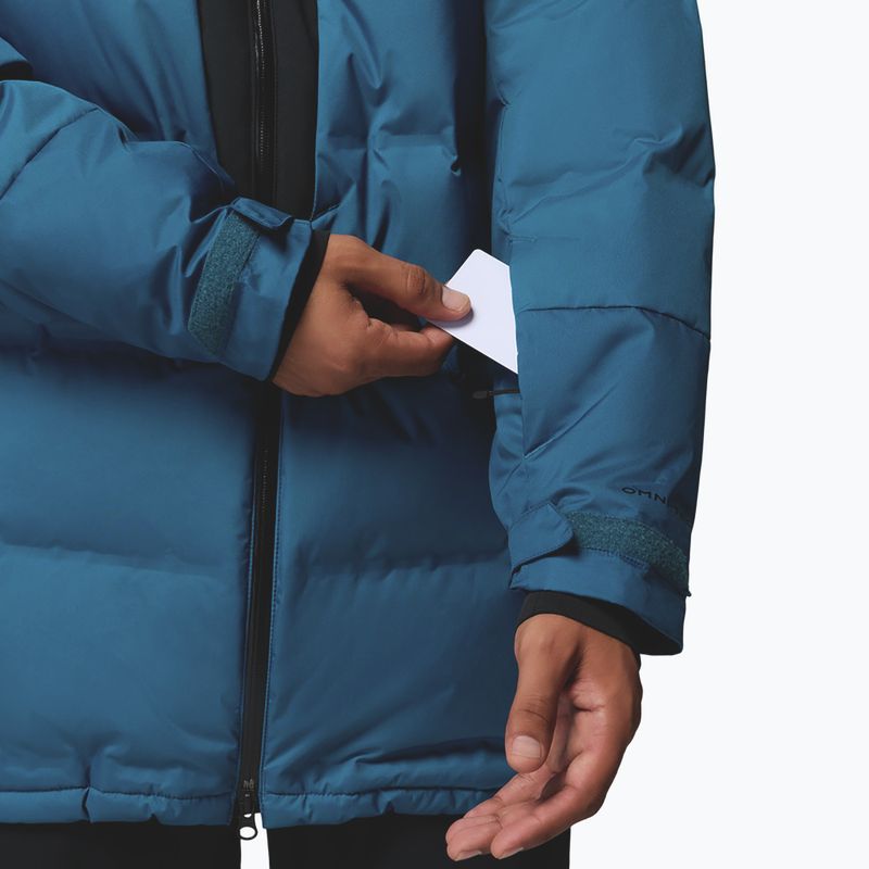 Giacca da sci da uomo Columbia Glacier Ridge Down phoenix blue/black 13