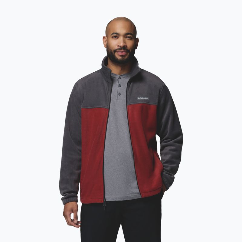 Pile uomo Columbia Steens Mountain Full Zip 2.0 Shark/Red Oxide 4