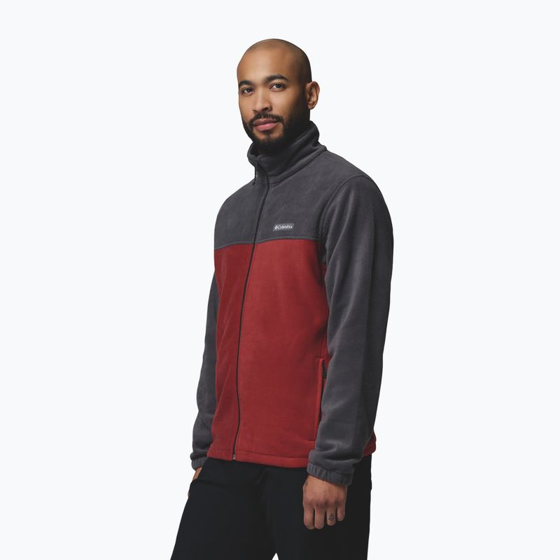Pile uomo Columbia Steens Mountain Full Zip 2.0 Shark/Red Oxide 5