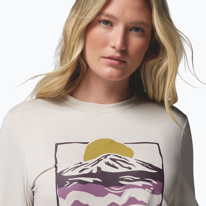 Longsleeve da donna Columbia Parsons Point LS Graphic Tee dark stone heather/all terrain 5