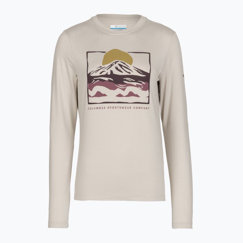 Longsleeve da donna Columbia Parsons Point LS Graphic Tee dark stone heather/all terrain 6
