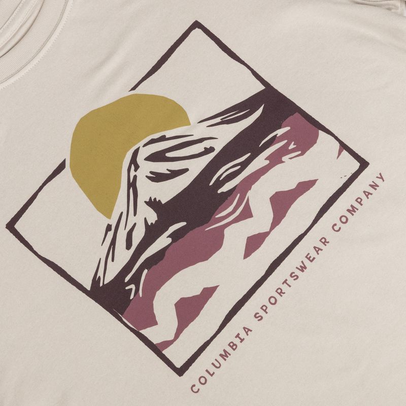 Longsleeve da donna Columbia Parsons Point LS Graphic Tee dark stone heather/all terrain 8