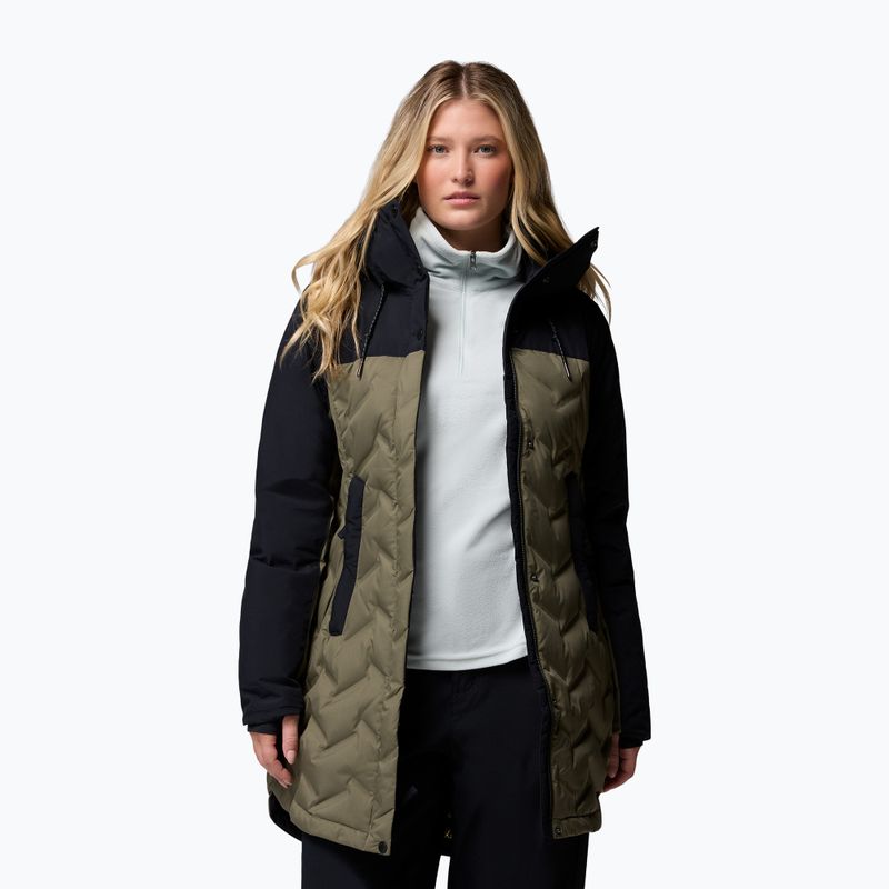 Piumino da donna Columbia Mountain Croo III Mid Down stone green/black 5
