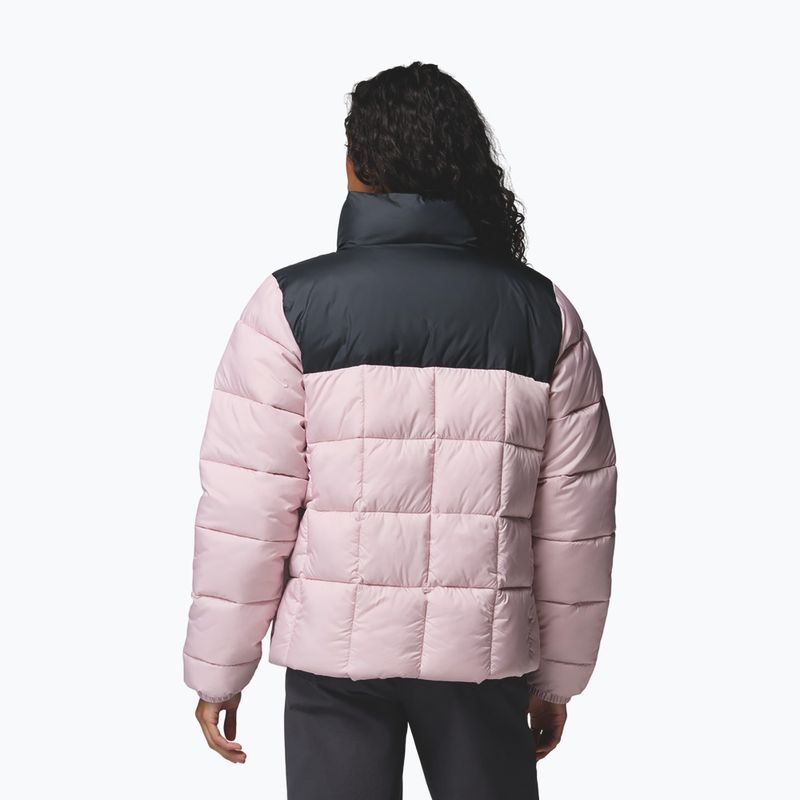Giacca imbottita da donna Columbia Puffect III Full Zip mineral pink/black 3