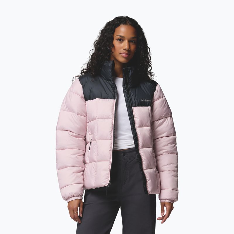 Giacca imbottita da donna Columbia Puffect III Full Zip mineral pink/black 4