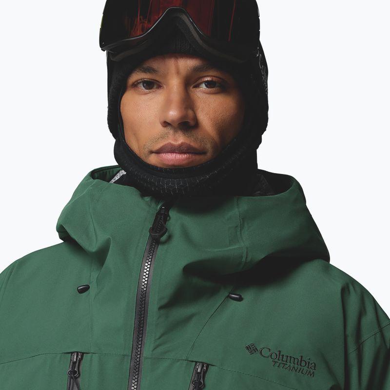 Giacca da sci da uomo Columbia Platinum Peak Insulated rain forest/black 7