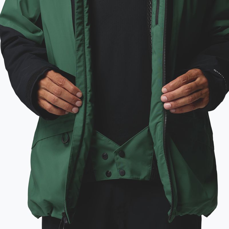 Giacca da sci da uomo Columbia Platinum Peak Insulated rain forest/black 9